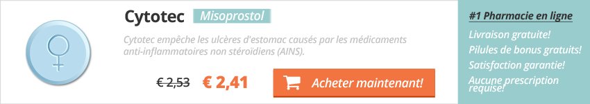 Cytotec Pharmacie En Ligne Ordonnance